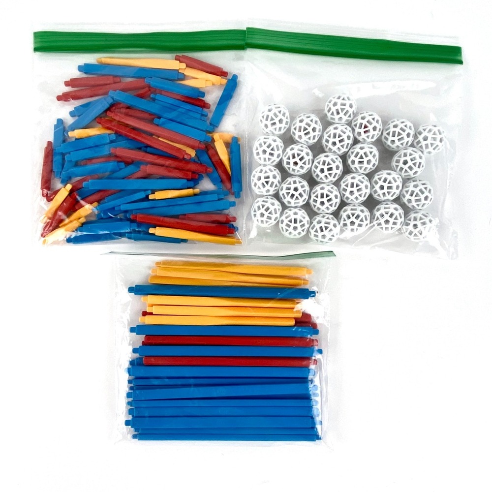 Zometool 2.0 Geometric Building Kit Stem Math Construction Set 57 Pieces